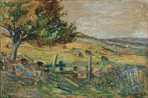 Paesaggio con Pecore al Pascolo